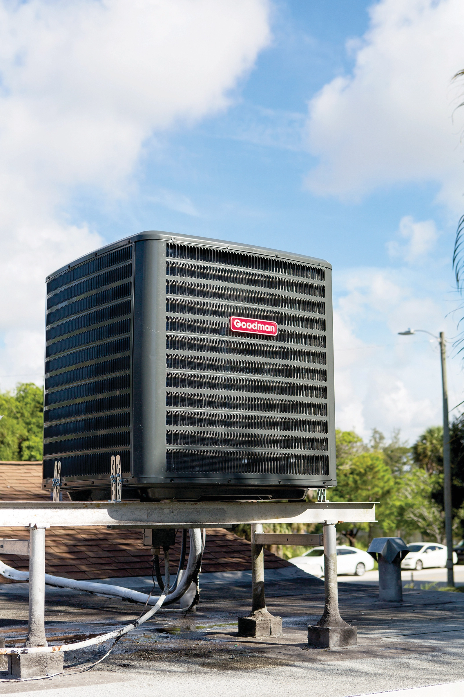 goodman ac unit on roof